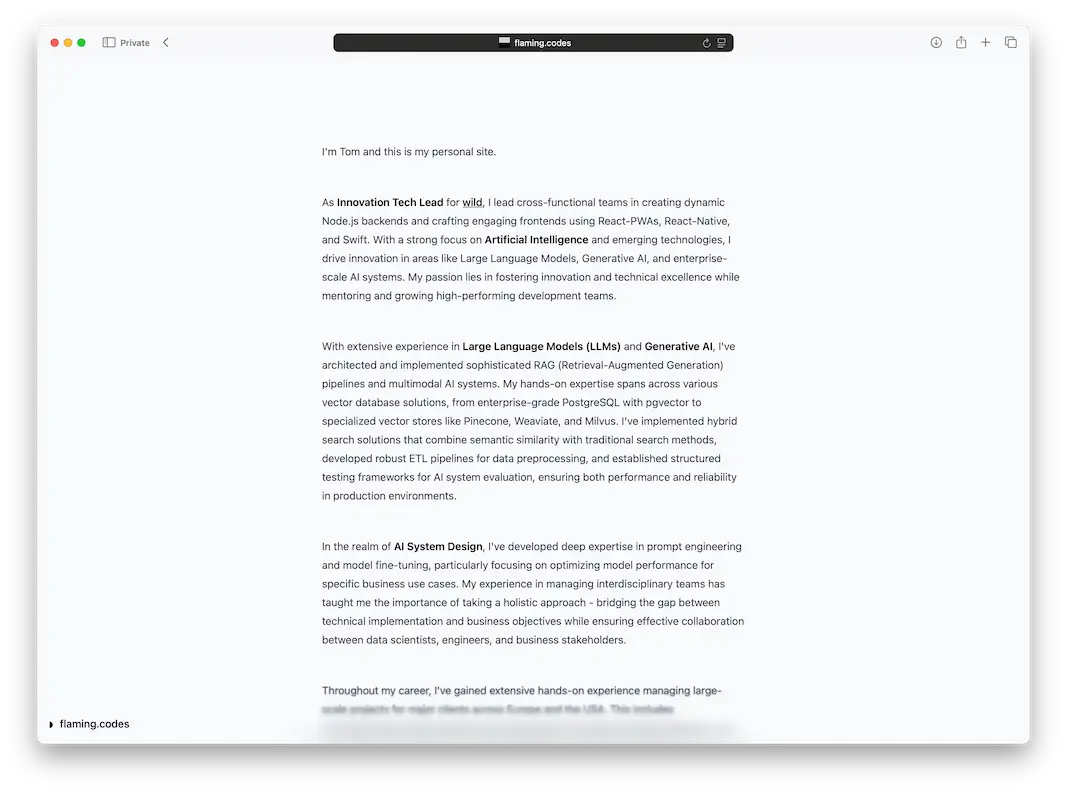 The most pared-back typography yet—just content, perfectly composed.